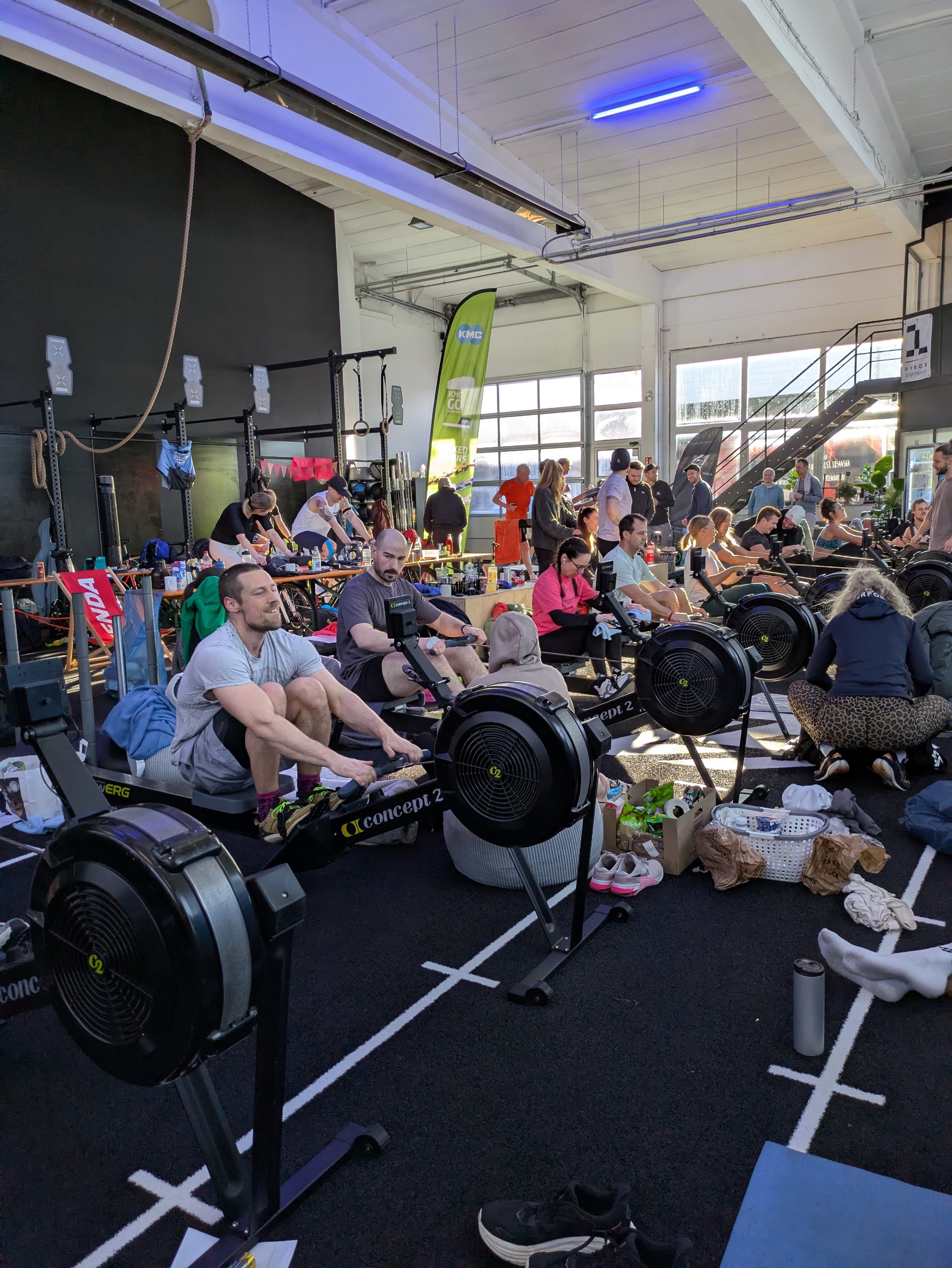 Sonntagmorgen um 10 Uhr in der Athletic Hall