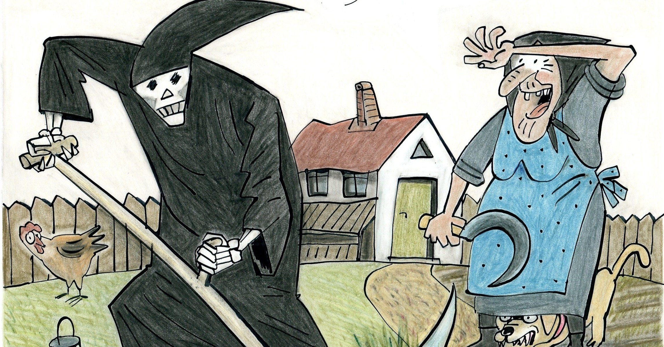 Karikaturenausstellung „Sie hat mir der Himmel geschickt“