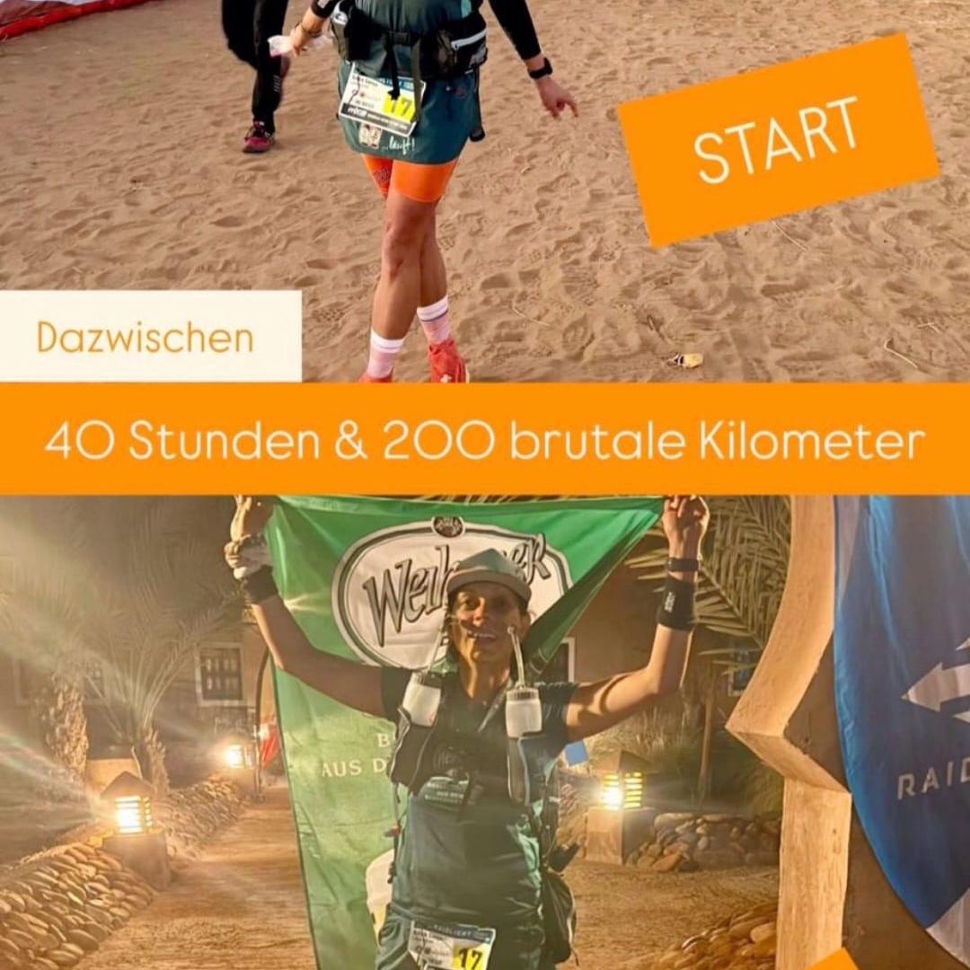 Silke Leikheim 200 km durch die Sahara